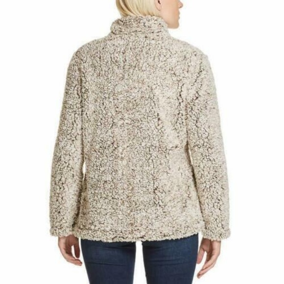 Weatherproof Vintage Frosty Tipped Sherpa Pullover - Picture 4 of 6